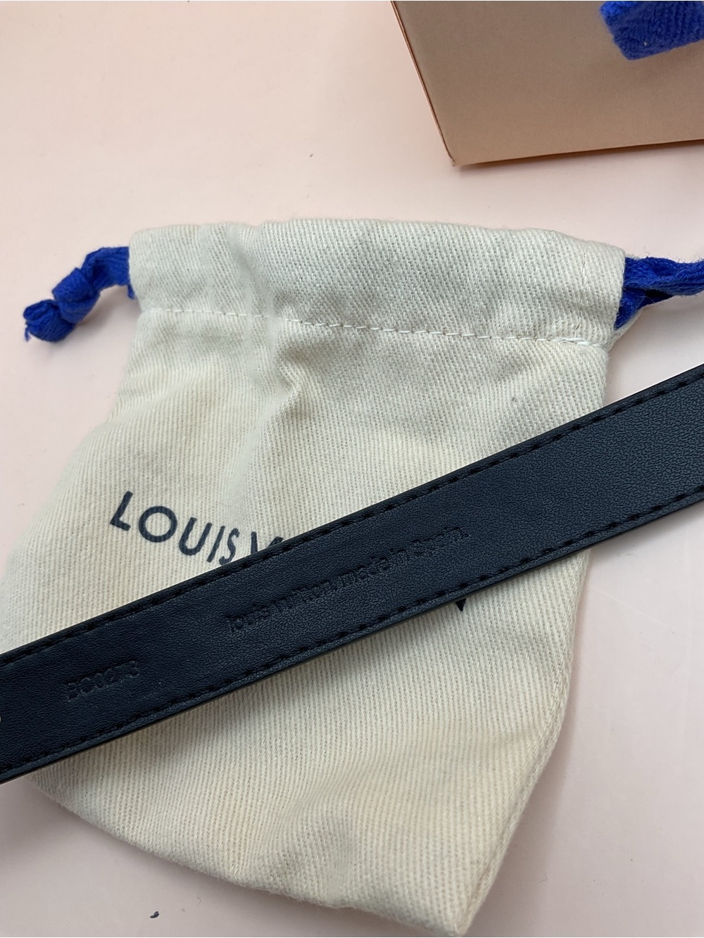 Louis Vuitton Black Monogram Leather Double-Wrap Bracelet - Picture 4 of 7